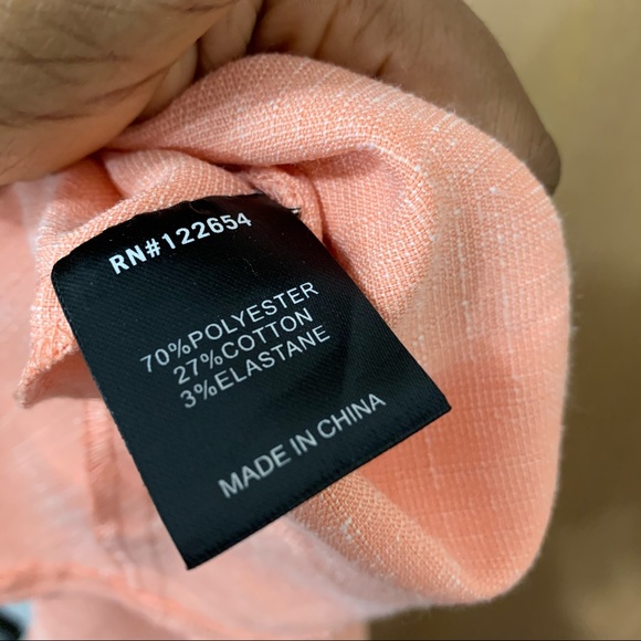 Voodoo Vixen Dress Peach Pocket Belted Retro Pinup - Picture 9 of 10